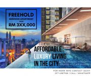 FREEHOLD Serviced Apartment in Close Proximity to KLCC!!!